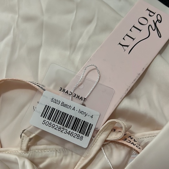 OH POLLY CORSET IVORY DRESS UK4 - Picture 2 of 3